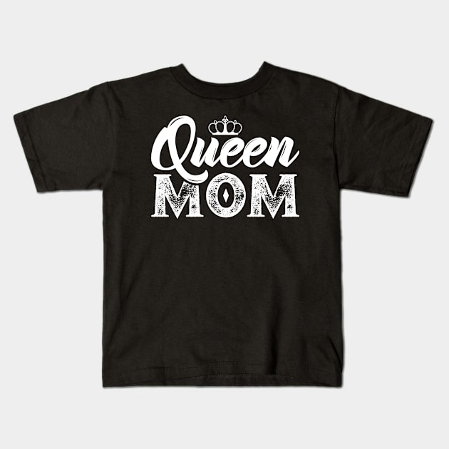 Queen Mom Kids T-Shirt by teevisionshop